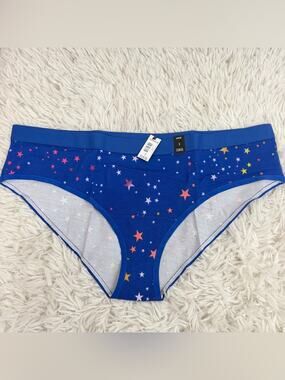 TORRID Curve Blue Star Cluster Hipster Panty Plus Size 2 NWT